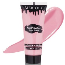 MEICOLY Light Pink Halloween Face Body Paint,2.37Oz Large Tube Water Based Body