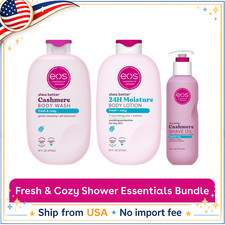eos Fresh Cozy Body Wash, Body Lotion, Shave Oil Bundle