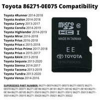 Toyota Car GPS Software & Map Micro SD Cards for sale | eBay