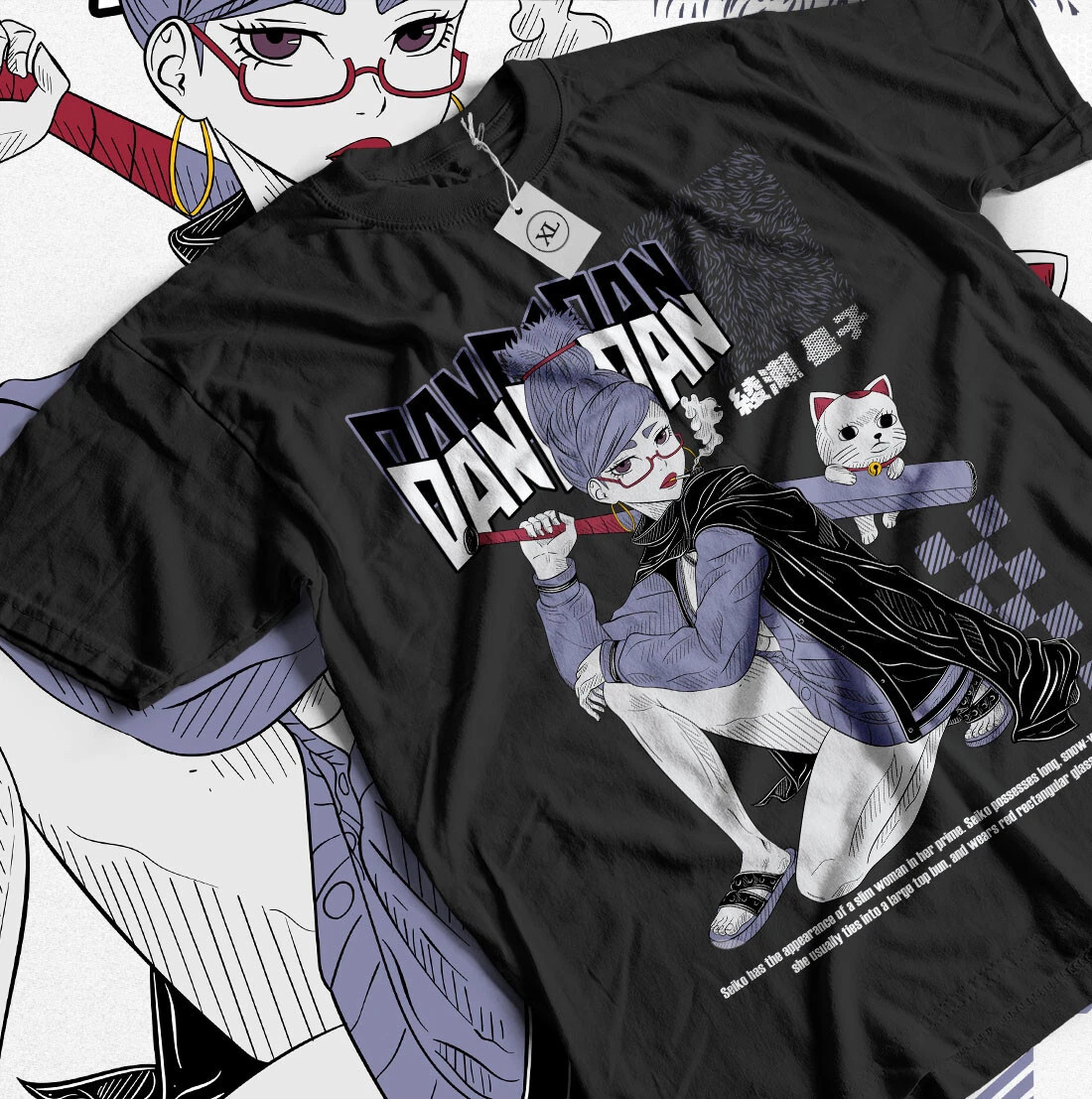 Ayase Anime Shirt T-Shirt Seiko All Okarun Exclusive Cosplay Dandadan Momo Size - vintagewatches.pk