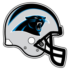 Carolina Panthers Casco Logo #5 Fútbol Calcomanía Impermeable Vinilo Calcomanía Troquelada