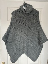 Warehouse | Grey Poncho | Bnwt 