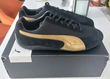 PUMA Speedcat Motorsport Sneakers Men's Trainers Black and Gold Shoes UK 9 New