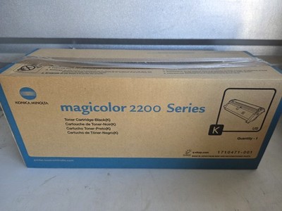 Genuine Konica Minolta QMS Magicolor 2200  black  Toner 1710471-001