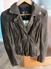Ladies Leather Biker Jacket  Size 10