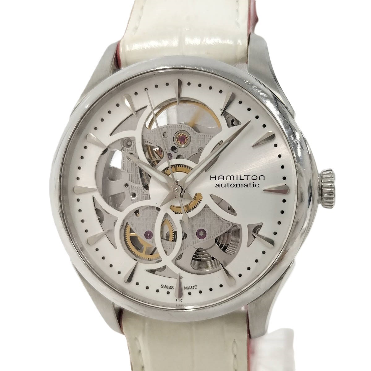 HAMILTON Jazzmaster Automatic SS Skeleton Silver … - image 1