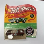 1968 Hot Wheels Redline Light My Firebird Spoiler Carded w/ Button