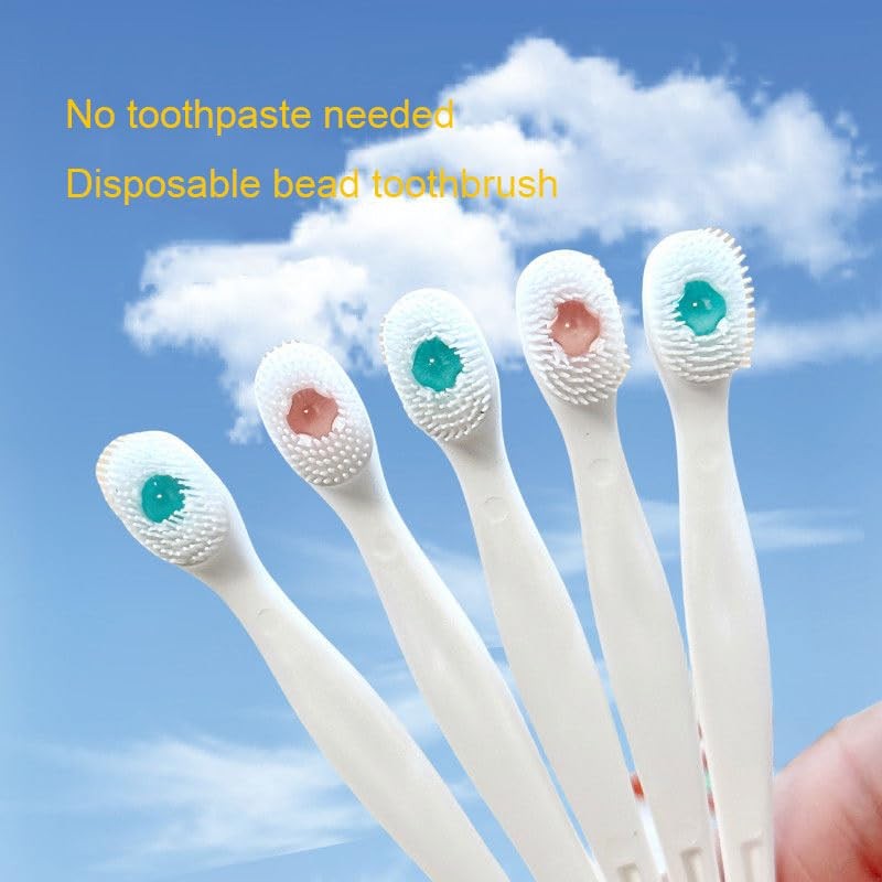 20PC/set Brushes-Disposable Toothbrushes with Toothpaste and Pick for WorkTravel