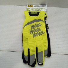 Mechanix Wear FastFit Hi-Viz Flexible Protection Work Gloves Large New With Tags