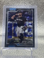 2026 Topps Series 1 Otto Lopez 194 Black Border Color Match Diamanté/10