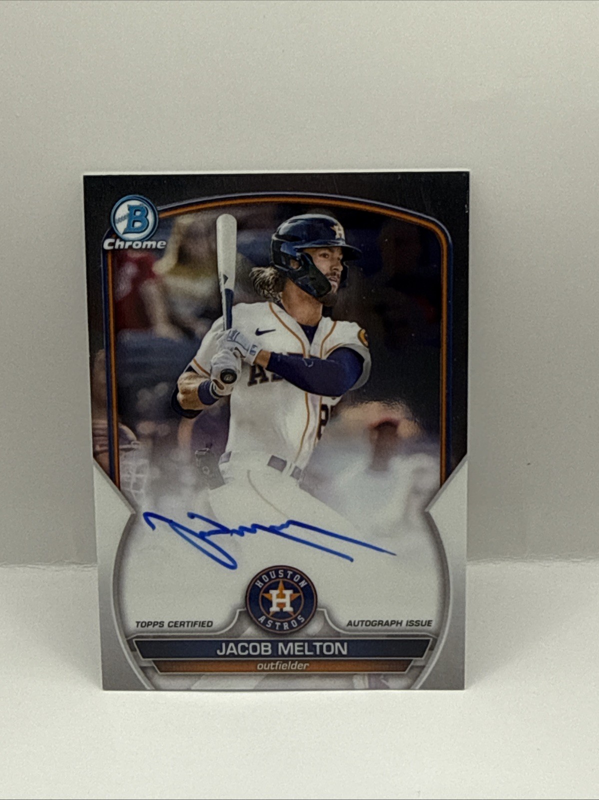 2023 Bowman Chrome | PROSPECT ON-CARD AUTO ASTROS #CPA-JML | JACOB MELTON