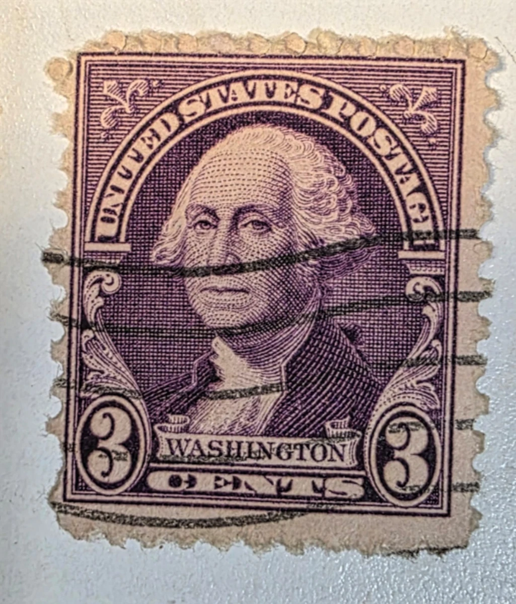 George Washington 3 Cent Stamp In Used Us Stamps (1901-Now) for