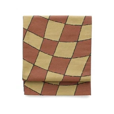 Kyoto bag obi modified checkered pattern