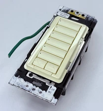 Lutron RRD-H6BRL-AL Radio Ra2 RadioRA RA 6 Button Keypad RA3 - Almond