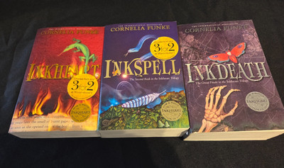 INKHEART, INKSPELL & INKDEATH TRILOGY BY CORNELIA FUNKE 3 SET PAPERBACK