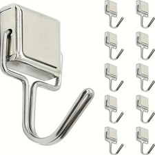 10/5/2 Pack Magnetic Hooks Heavy Duty, 10 lbs Strong Magnet Hooks - Multipurpose