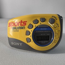 Sony Sports Walkman SRF-M78 Portable FM/AM Radio Headphone - TESTED -