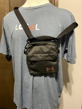 Borsa a tracolla Under Armour Loudon Ripstop - Motivo Verde - Usata Ottime Condizioni