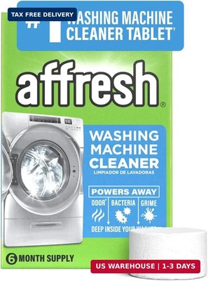 Affresh Washing Machine Cleaner, Helps Power Away Odor Causing Bacteria & Grime