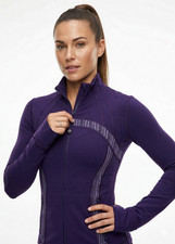 Lululemon Define Jacket Size 4 Dense Purple Ziggy Wee Caspian Trim Read 