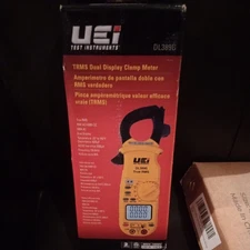 UEi DL389B TRMS Dual Display Clamp Meter - Yellow