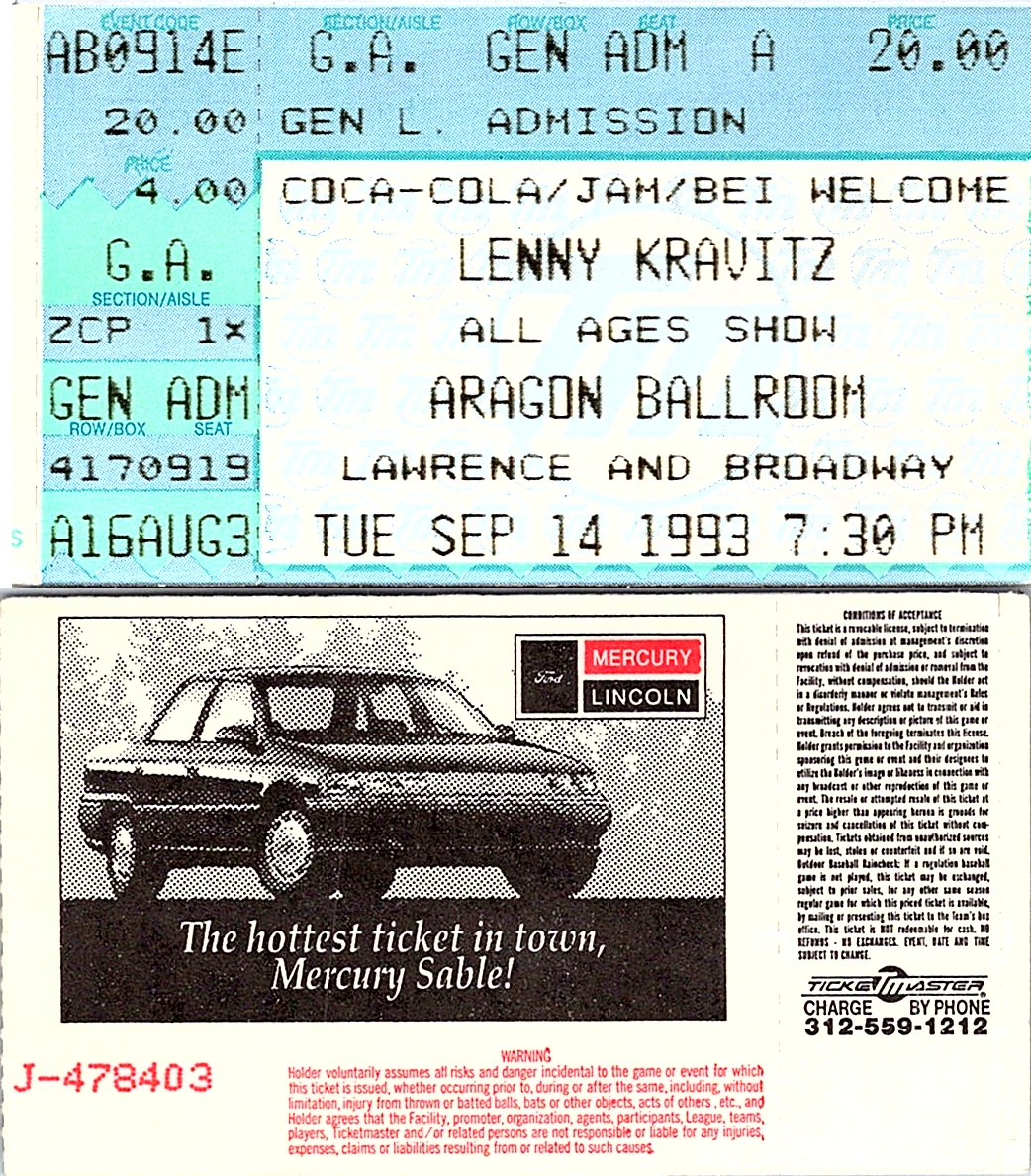 Lenny Kravitz Memorabilia for sale | eBay