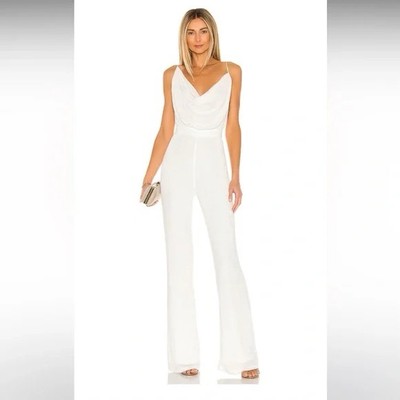 NWT MISHA Moira Pantsuit in Ivory SIZE 4