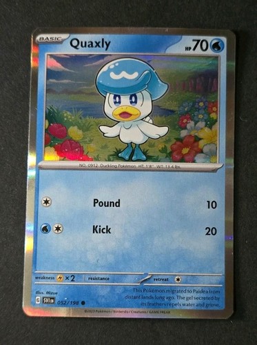 Pokemon Scharlachrot & Violett 052/198 Quaxly - Bild 1 von 2