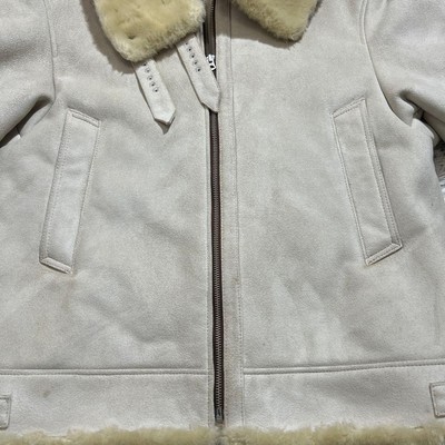 UNITED CARR buzzrickson's　B-3　ムートンジャケット UNITED CARR by Buzz Rickson's B-3 Shearling Jacket White Size L