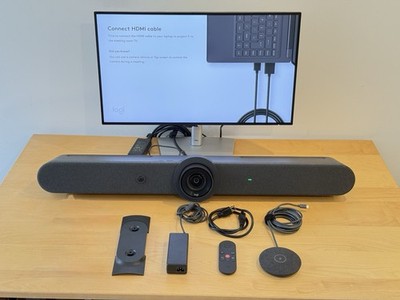 Logitech Rally Bar All-In-One Video Bar - Rally Bar VR0019 With Mic Pod