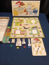 Golden Pound Puppies gioco da tavolo vintage "Pooch On The Loose" 1986 Tonka completo