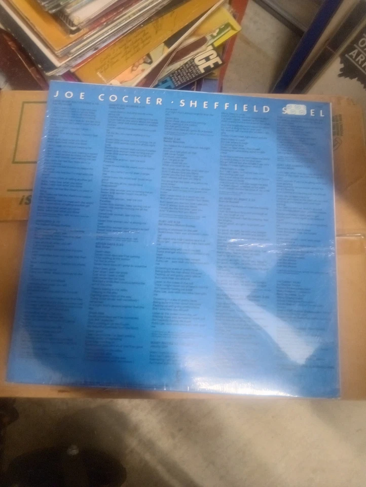 Joe Cocker Sheffield Steel Original  Still Sealed Brand New. - Image 2 of 4