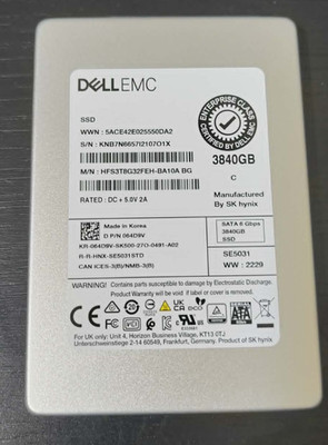 SSD Hard Drive 3.8 TB