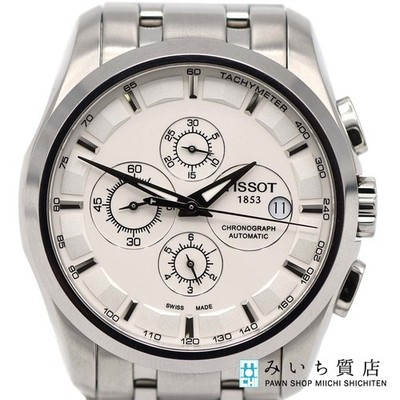 TISSOT Couturier Chronograph Automatic White Model T035627 Used