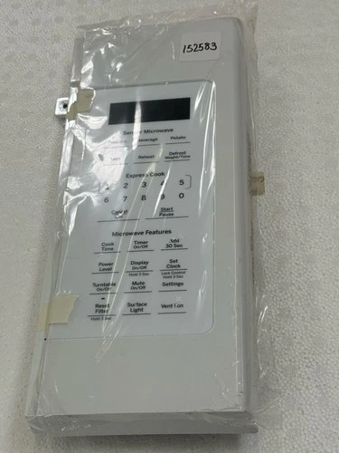 Control Panel WB56X35677, PCB WB27X35685 GE Model JVM6175DK6WW Microwave #152583
