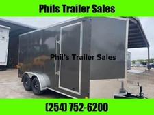 Continental Cargo NEW 7X16 V-NOSE 5200 LB AXLES ENCLOSED TRAILER CARGO TRAILER