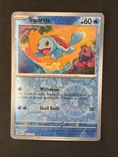 Squirtle 007/165 Sv: Scarlet & Violet 151 Reverse Holo Pokemon