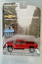 Chevy Silverado 1500 2015 rojo luz verde 1:64 quitanieves Town & Country edición limitada