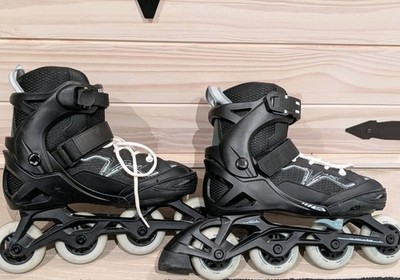 Oxelo Inline Skates Fitness TiT3 Schwarz für Einsteiger Gr. 35-38 verstellbar
