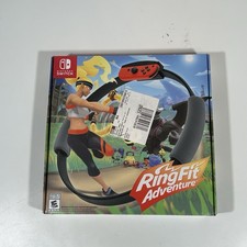 Nintendo Ring Fit Adventure Switch Game with Ring-Con Leg Strap Complete READ