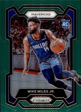 2023-24 Panini Prizm - Mike Miles Jr. #295 Green Prizm (RC)