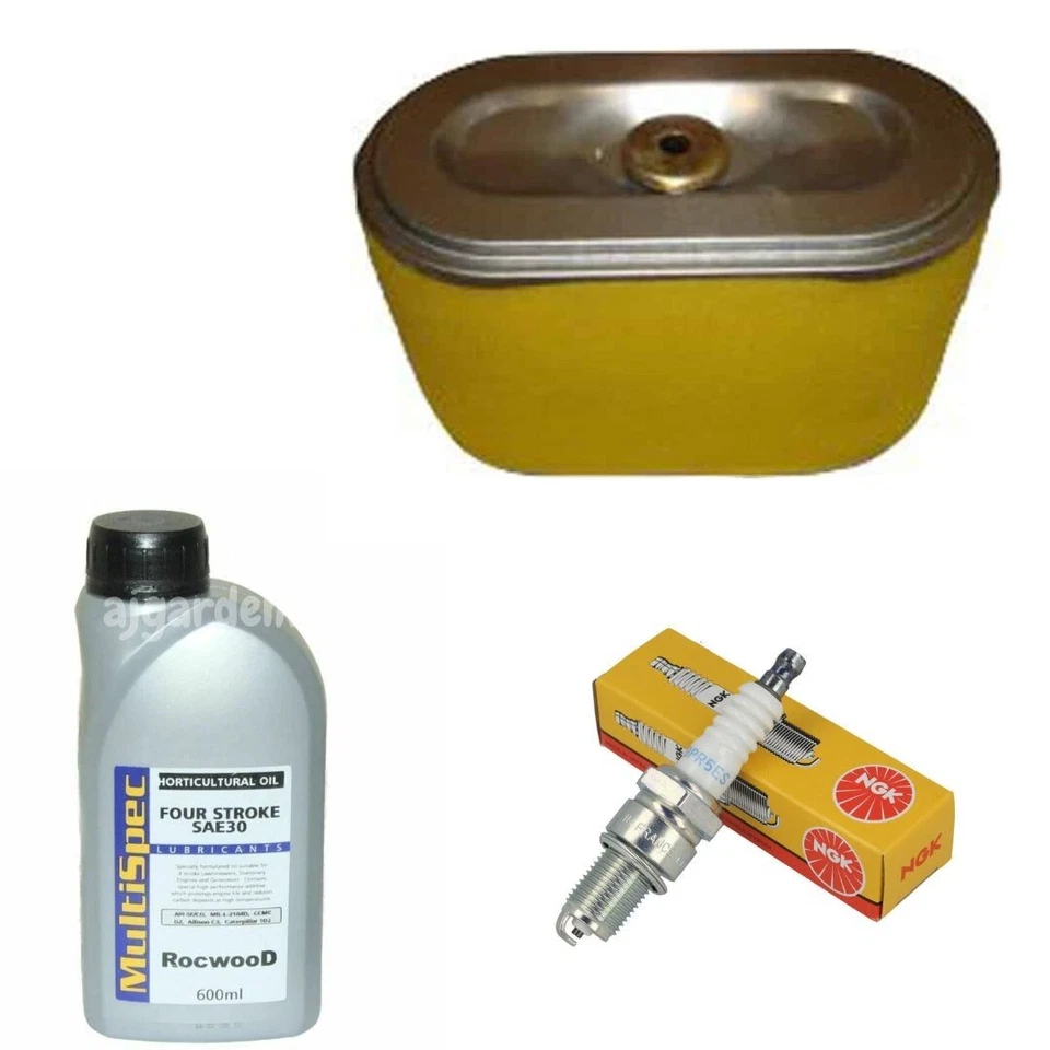 MACHINETEC Honda GXV340/ GXV390 Service Kit Air Filter, Oil & NGK Spark Plug