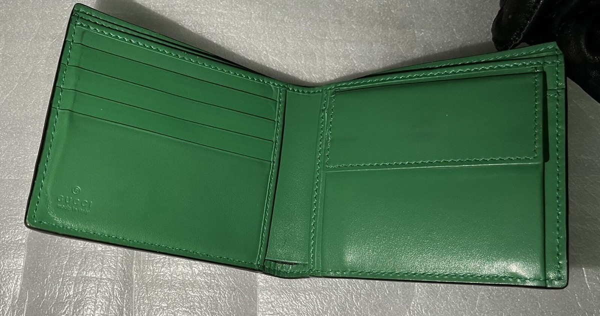 Gucci Wallet Green GG Signature Leather - EXCELLENT | eBay Gucci Wallet Green GG Signature Leather - EXCELLENT | eBay