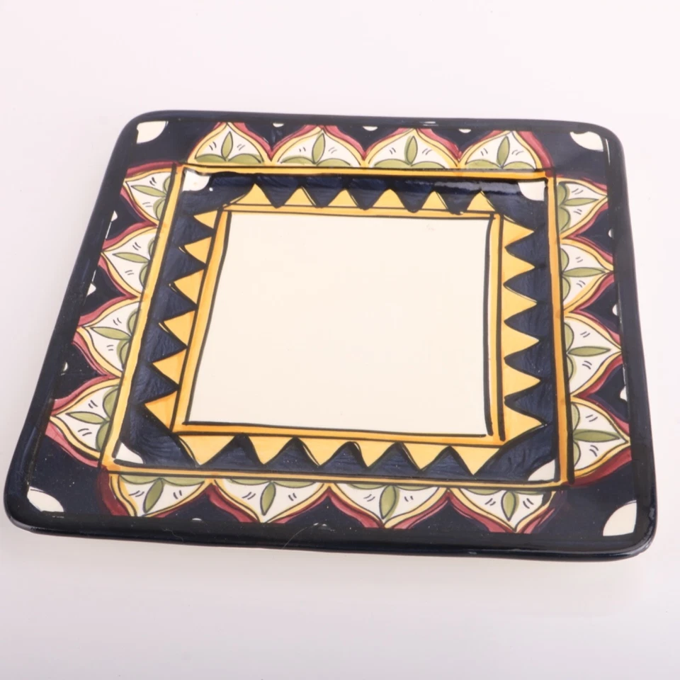 TABLETOPS UNLIMITED GALLERY Square Dinner Plates MEDITERRANEAN 10-3/4" - Image 2 of 4