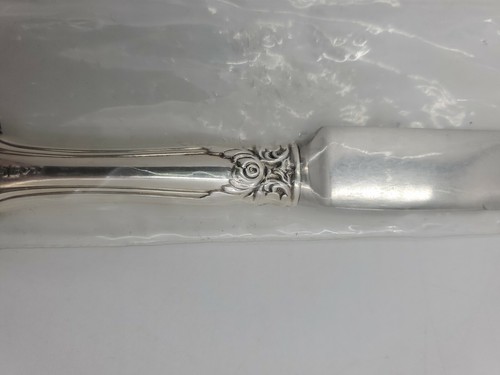 Asciugamano Argento Sterling 925 Vecchio Maestro Place Coltello Burro - Foto 11 di 12