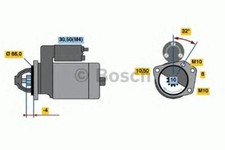 ENGINE STARTER MOTOR OE QUALITY REPLACEMENT BOSCH 0986020141