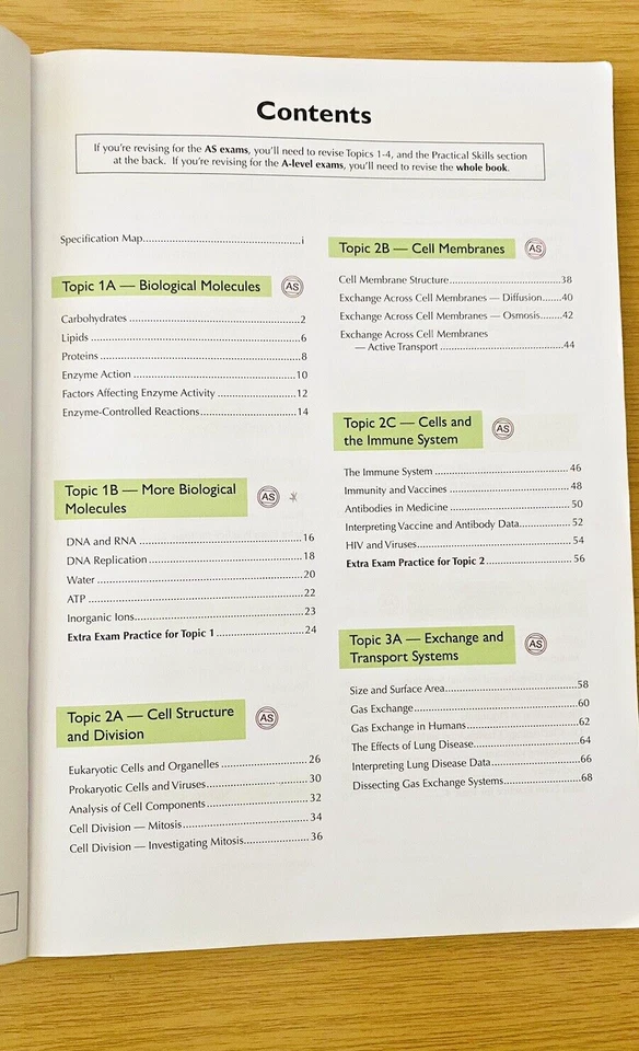 CGP A-Level Biology AQA Complete Revision Guide and Practice - Image 2 of 3