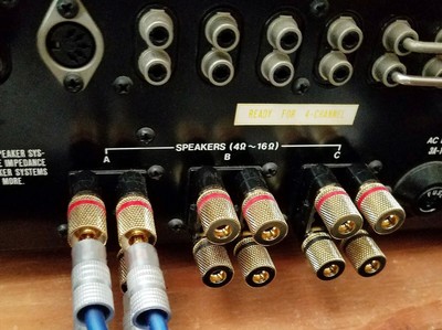 Kit Conversione Terminali Pioneer SX-1010 – Per Connettori Banana, Nuovo - 3