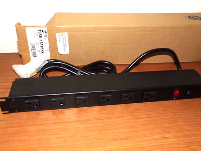 Hammond Manufacturing Power Outlet Strip 1583H12A1BKX