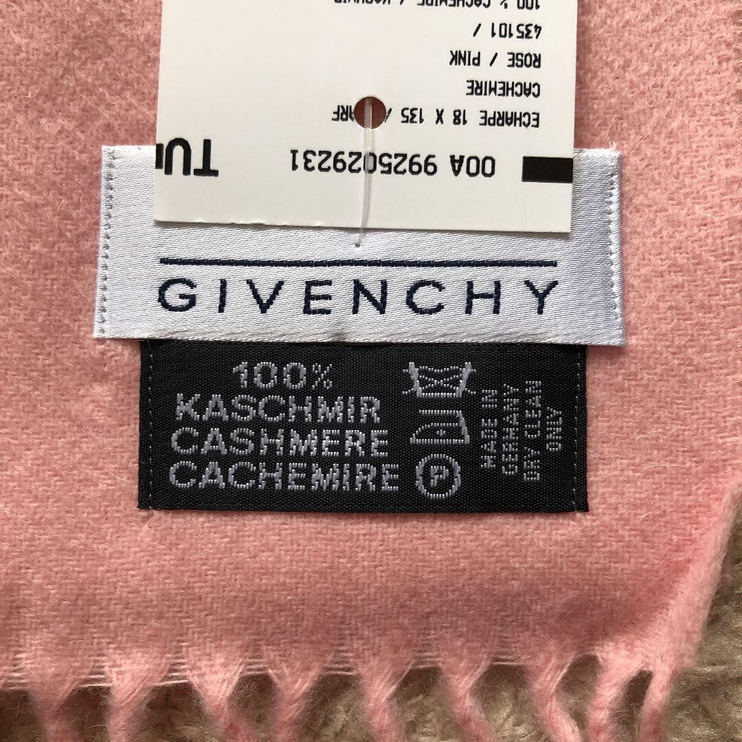 GIVENCHY's 100% Cashmere Scarf Color Pink New unused | eBay